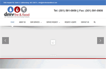 Tablet Screenshot of dmvfireandflood.com